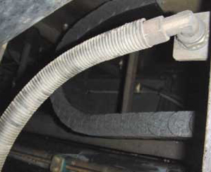 cable carrier for road construction application
